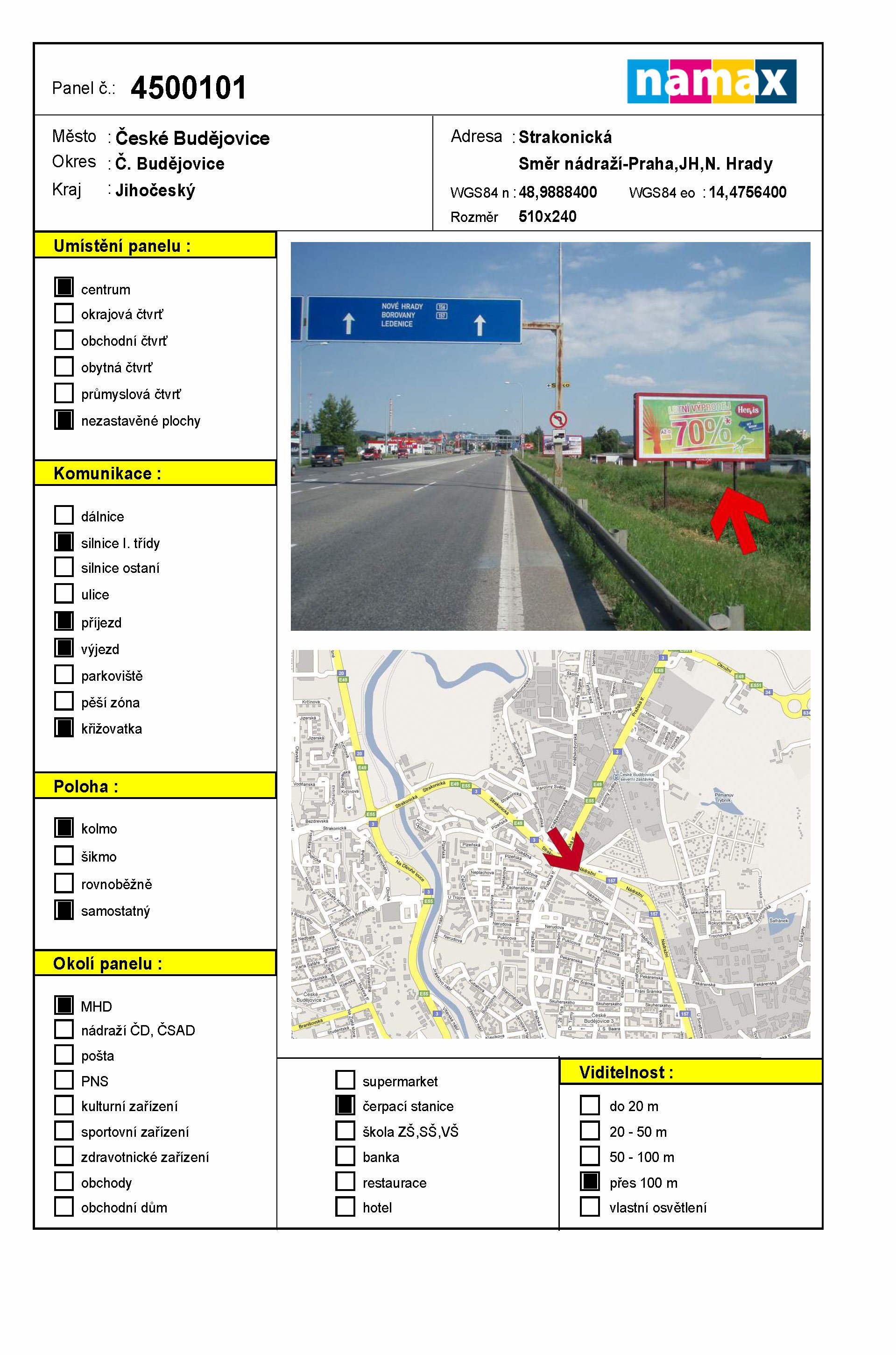 Billboard 101 České Budějovice