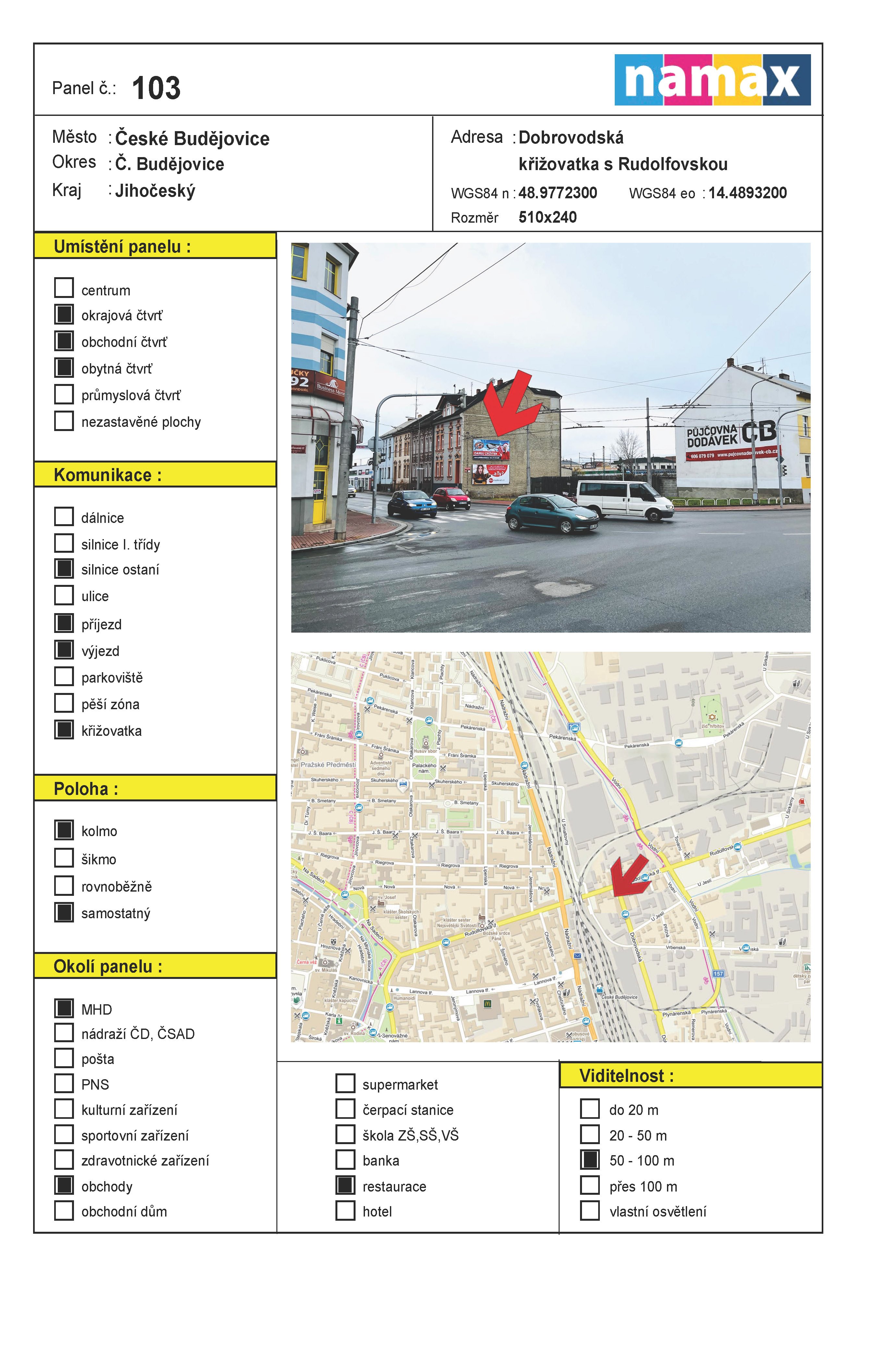 Billboard 103 České Budějovice