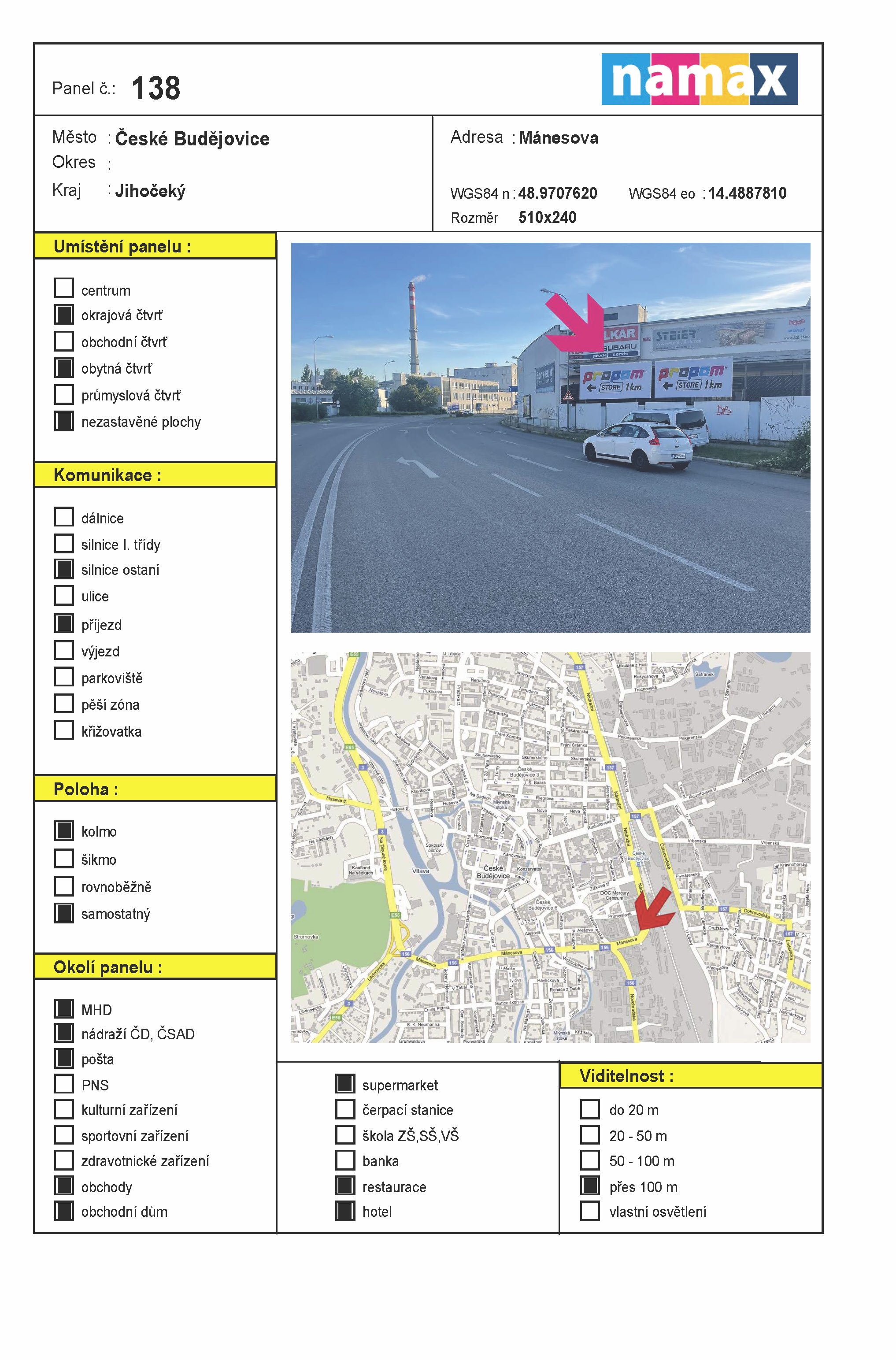 Billboard 138 České Budějovice