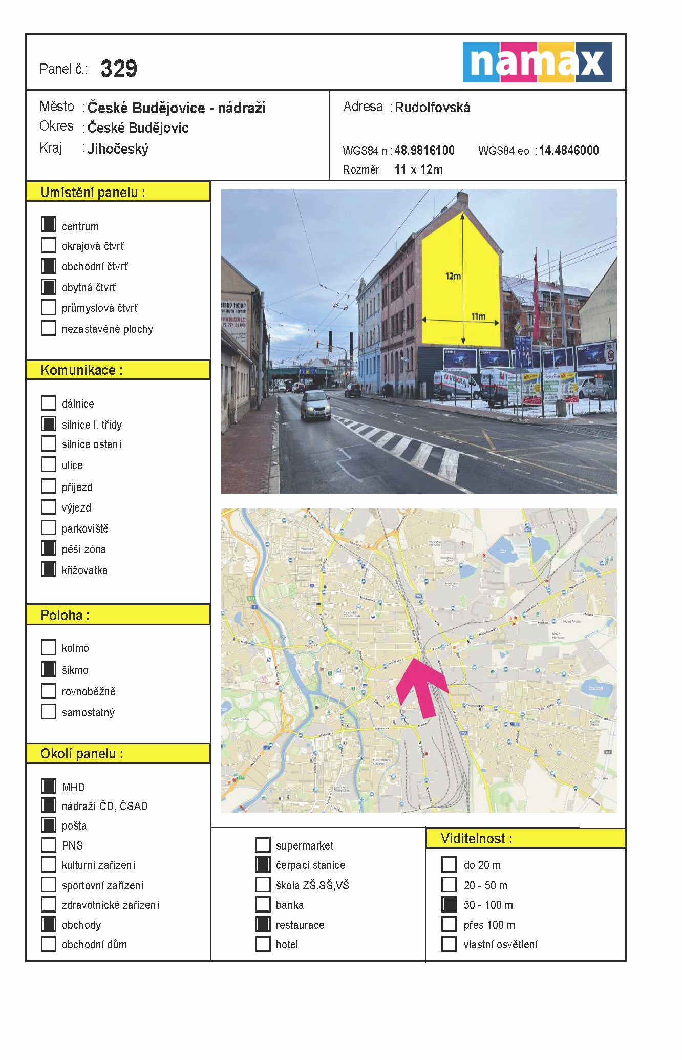 Stit 329 České Budějovice