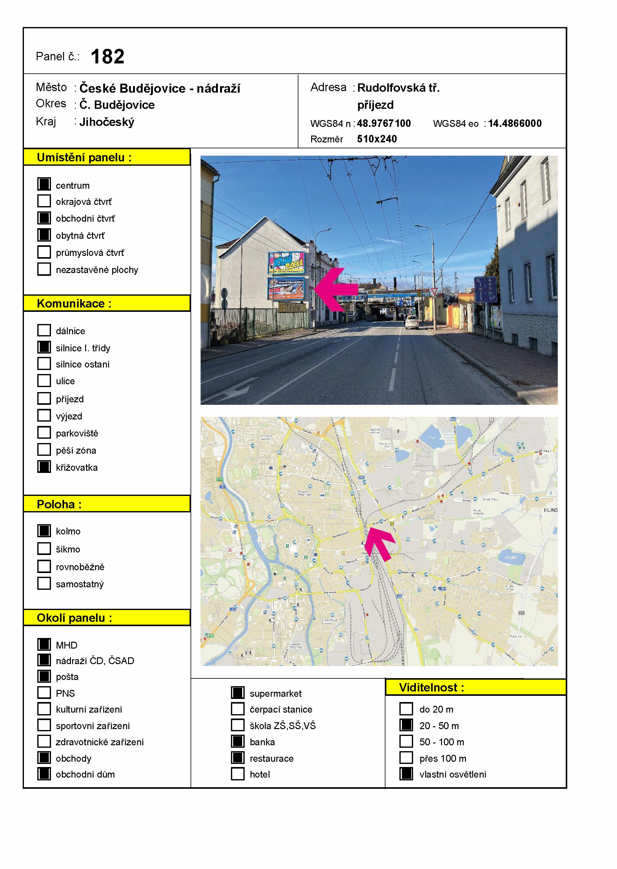 Billboard 182 České Budějovice