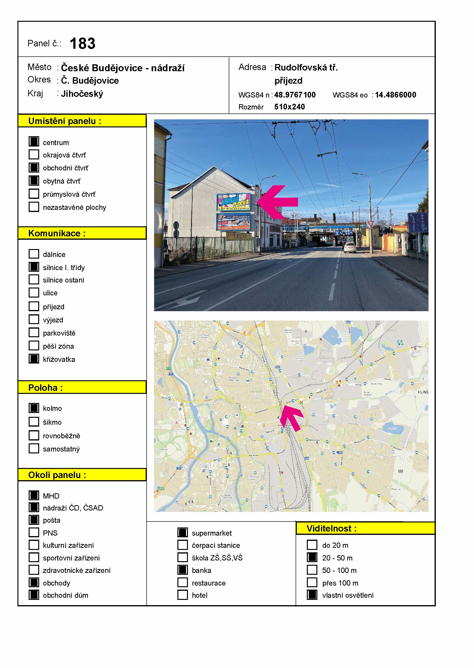 Billboard 183 České Budějovice