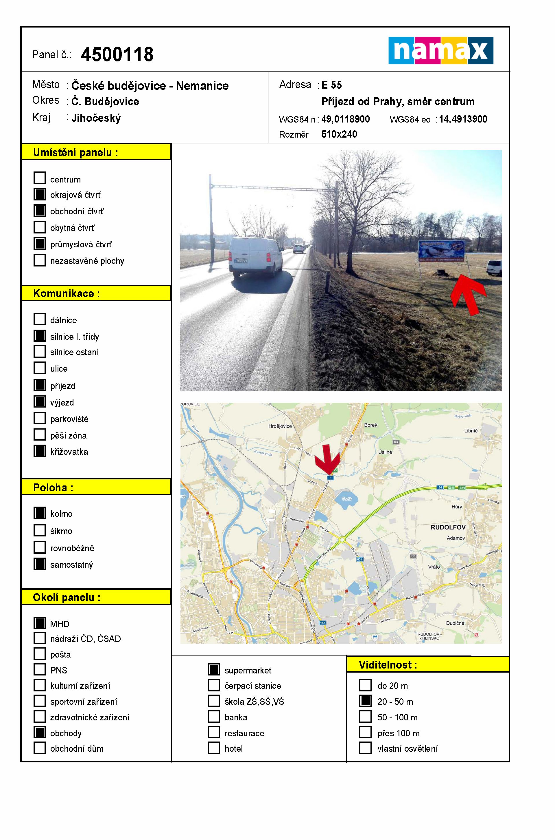 Billboard 118 České Budějovice