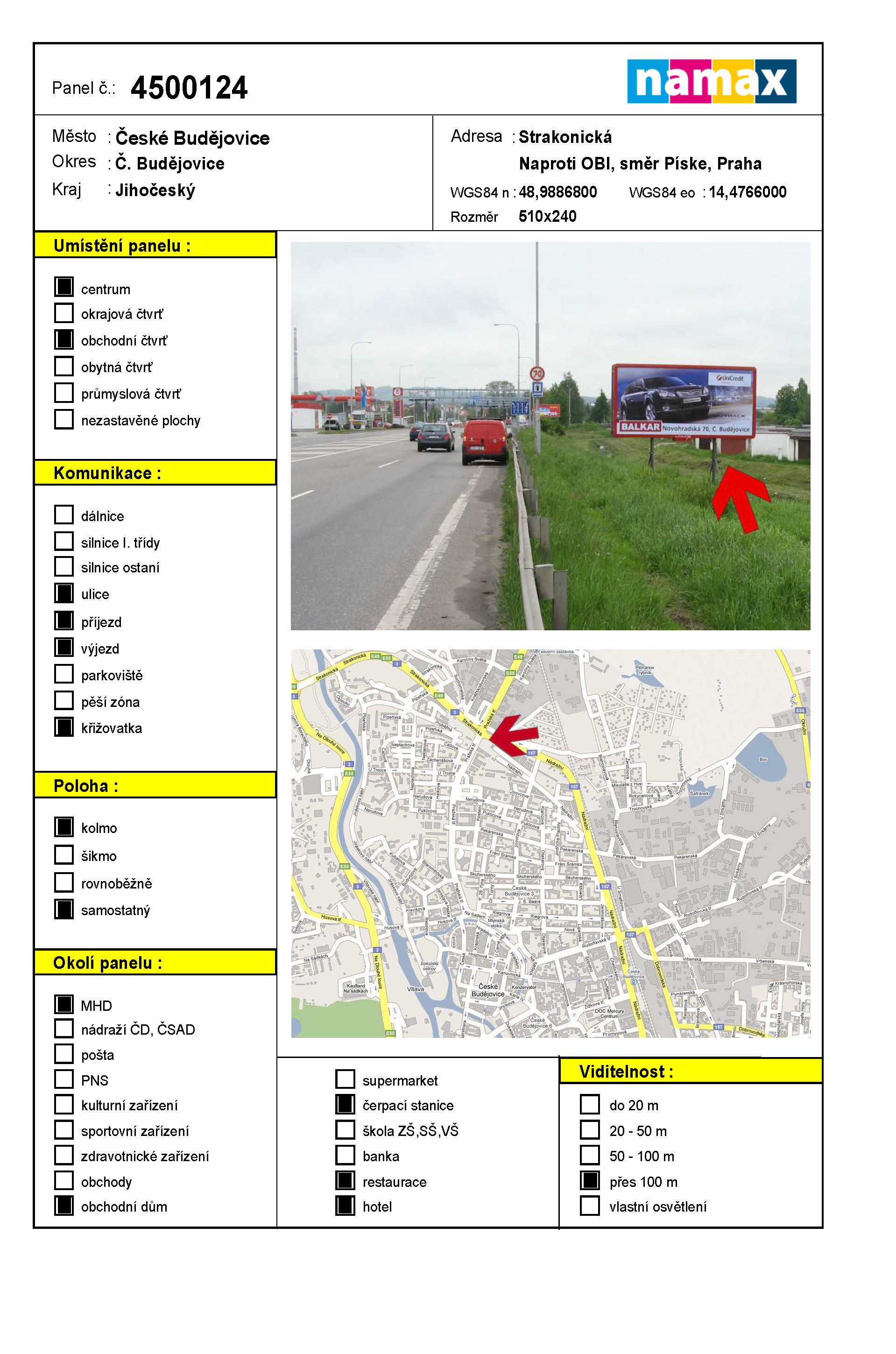 Billboard 124 České Budějovice