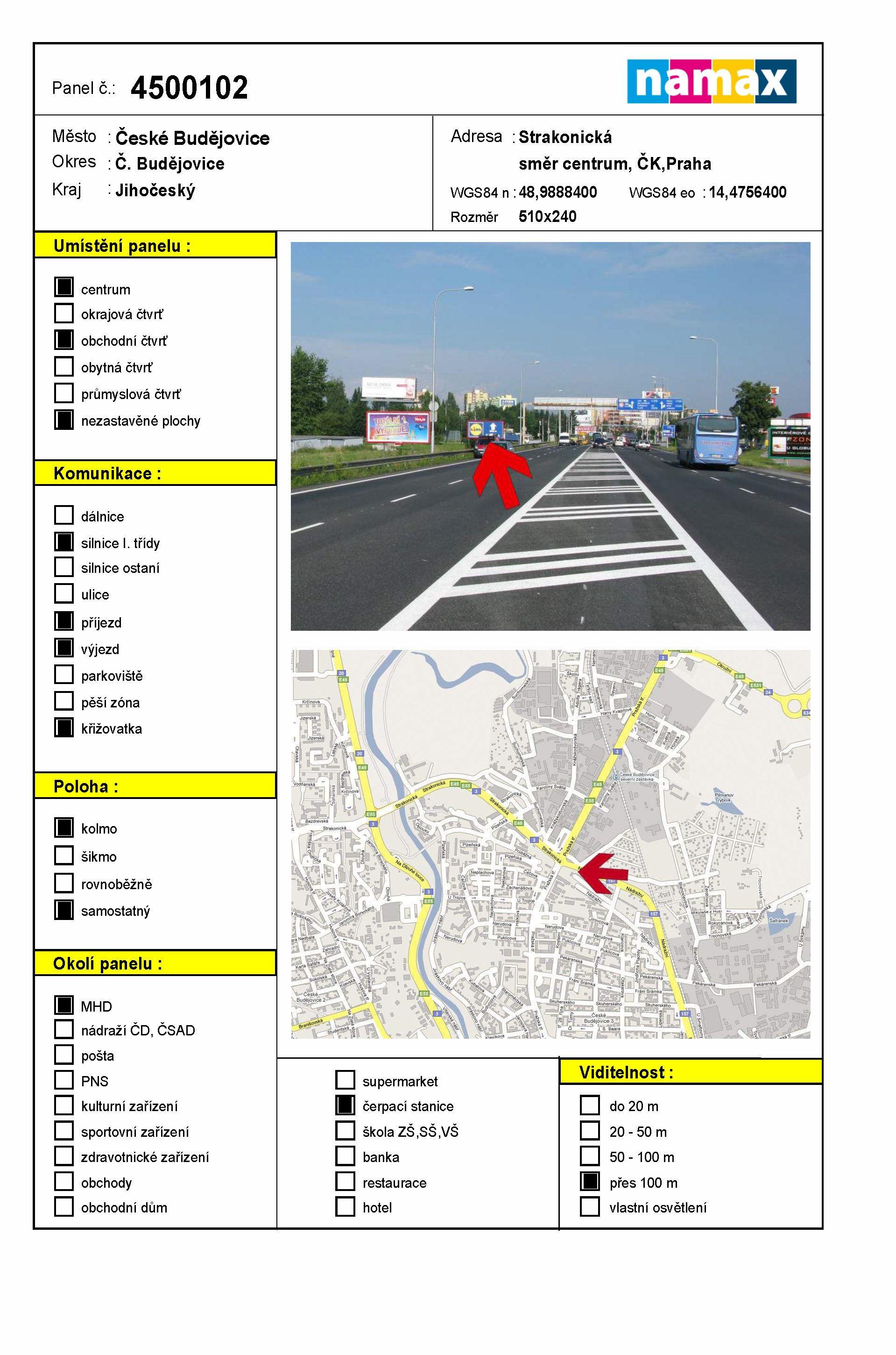 Billboard 102 České Budějovice