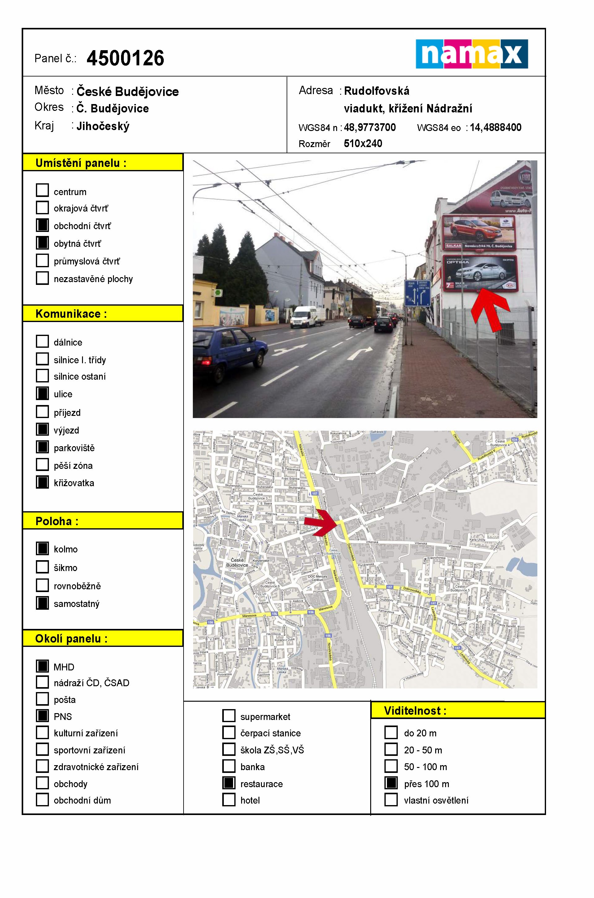 Billboard 126 České Budějovice