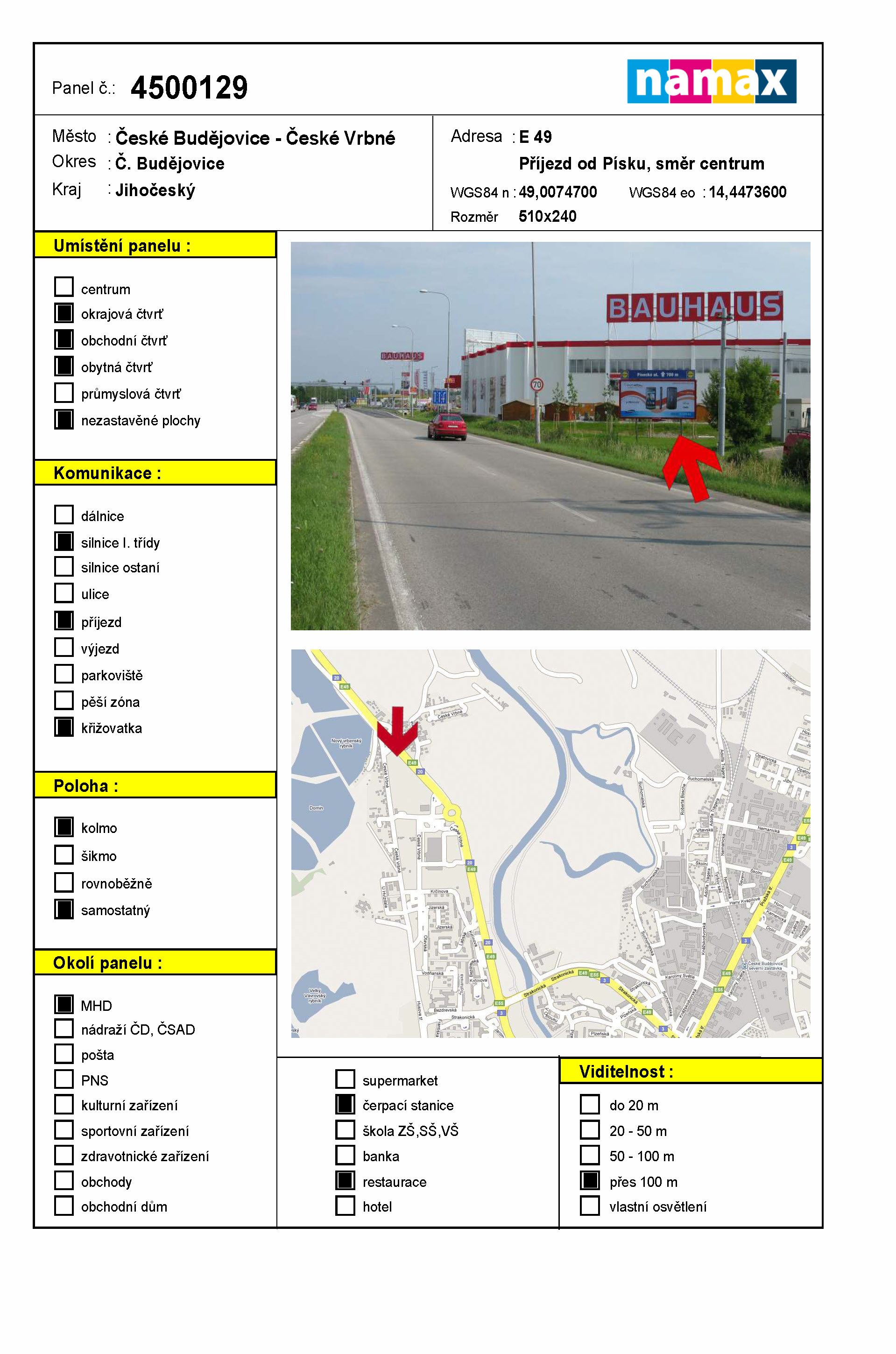 Billboard 129 České Budějovice