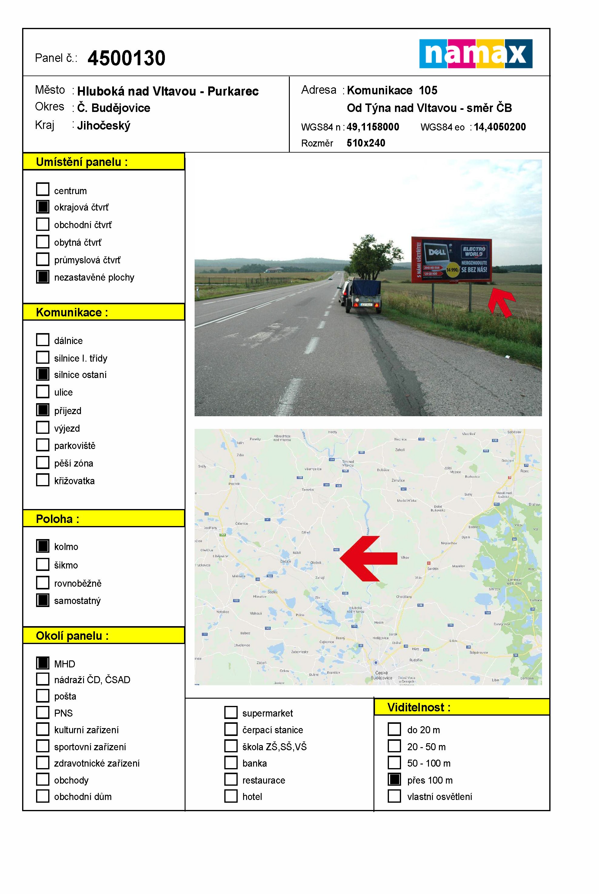 Billboard 130 České Budějovice