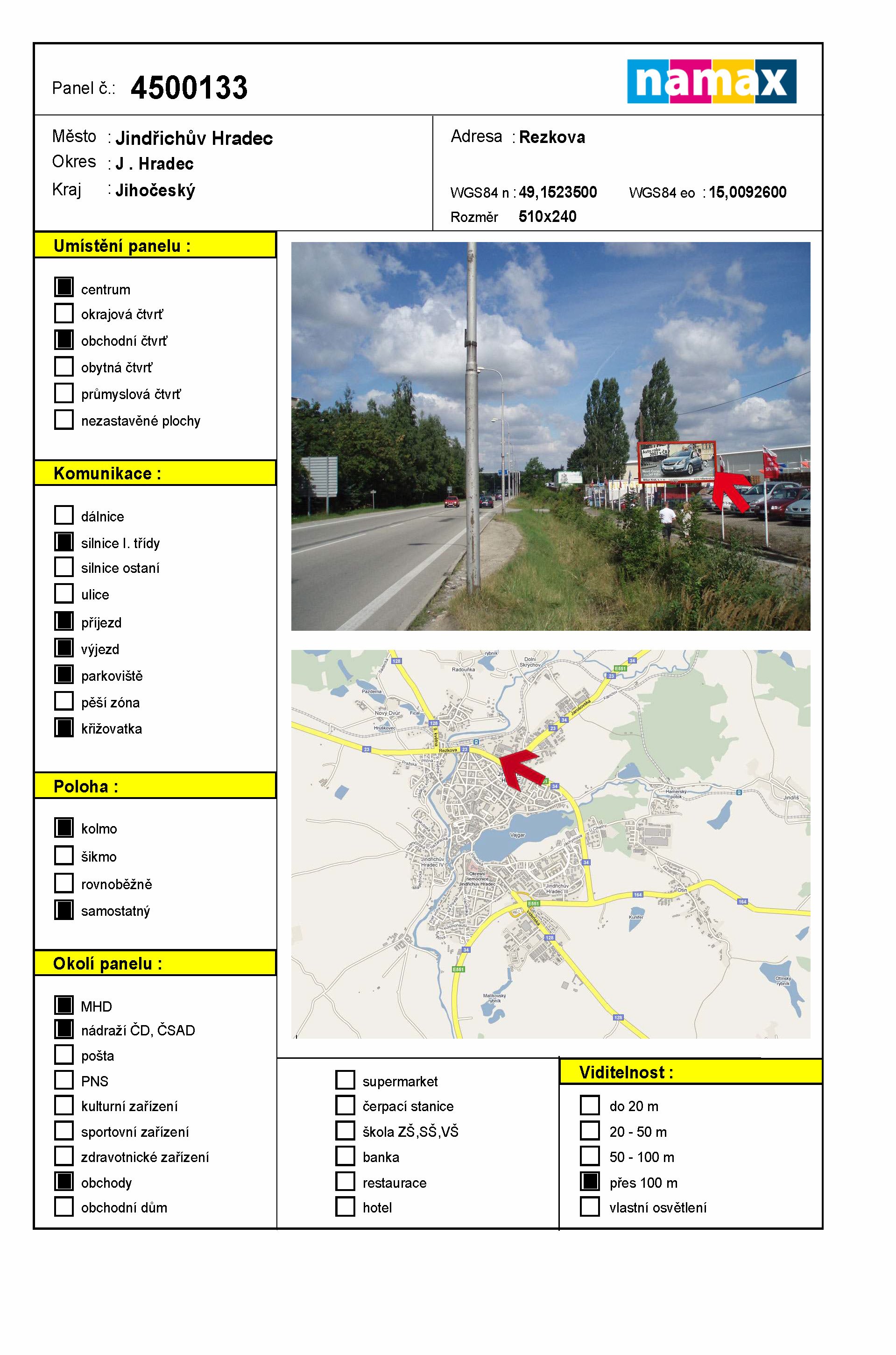 Billboard 133 J. Hradec