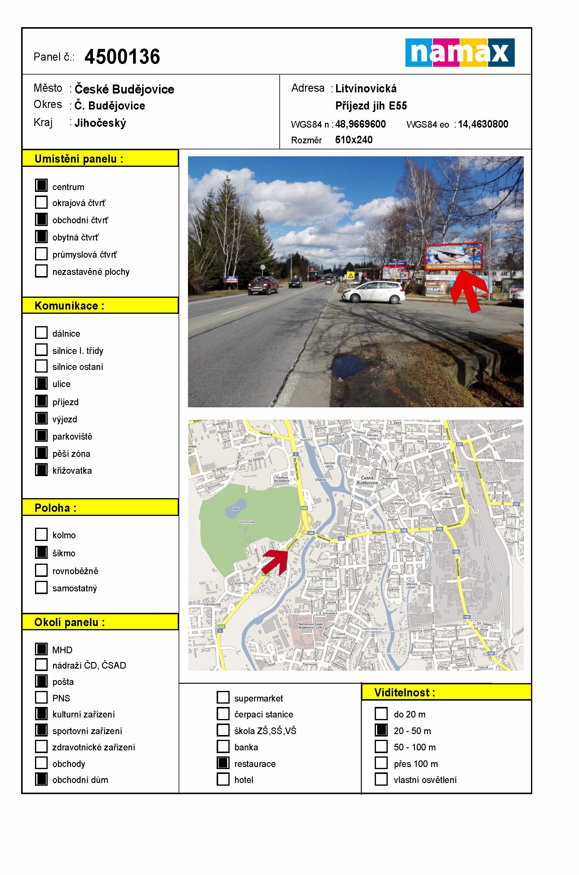 Billboard 136 České Budějovice