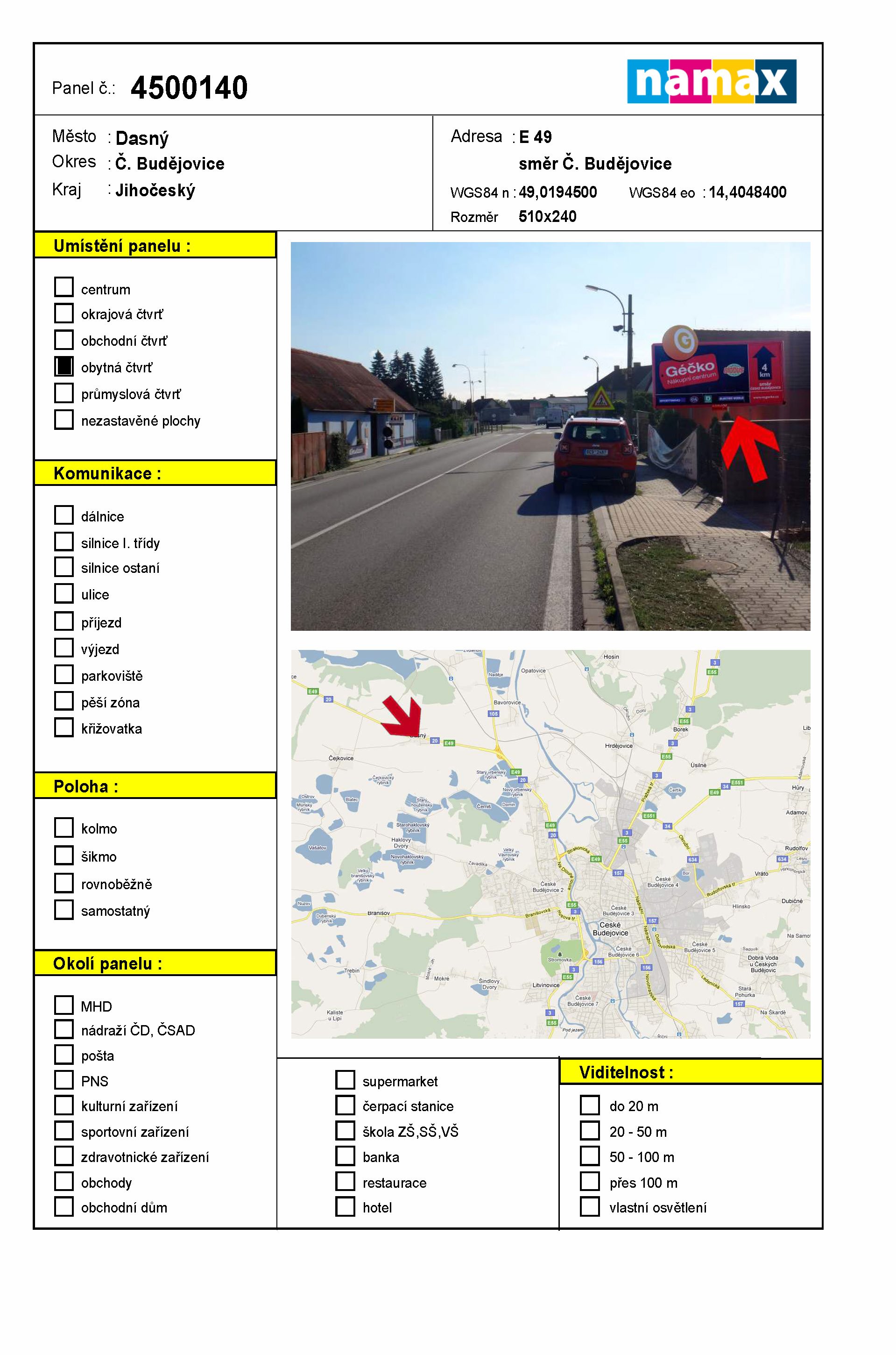 Billboard 140 České Budějovice