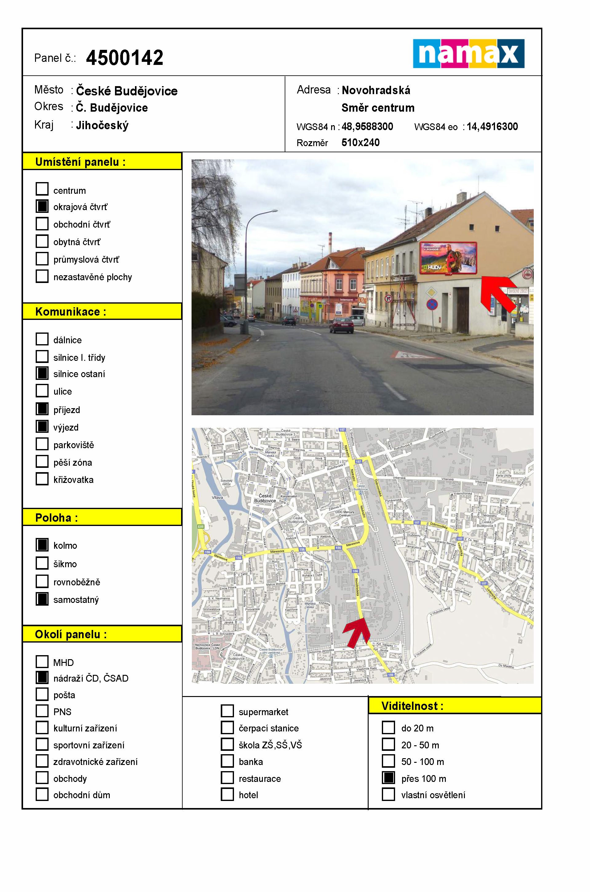 Billboard 142 České Budějovice