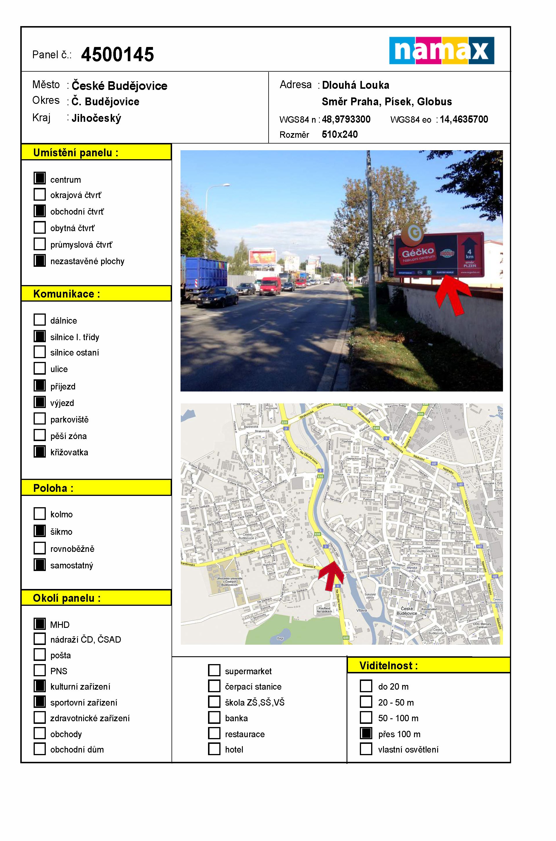 Billboard 145 České Budějovice