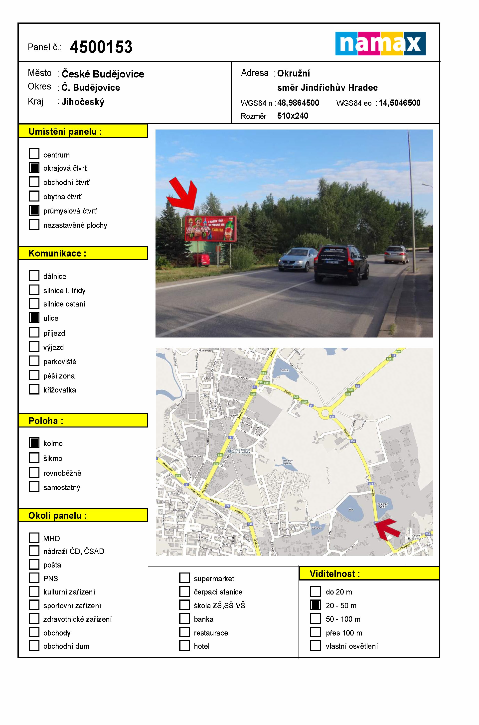 Billboard 153 České Budějovice