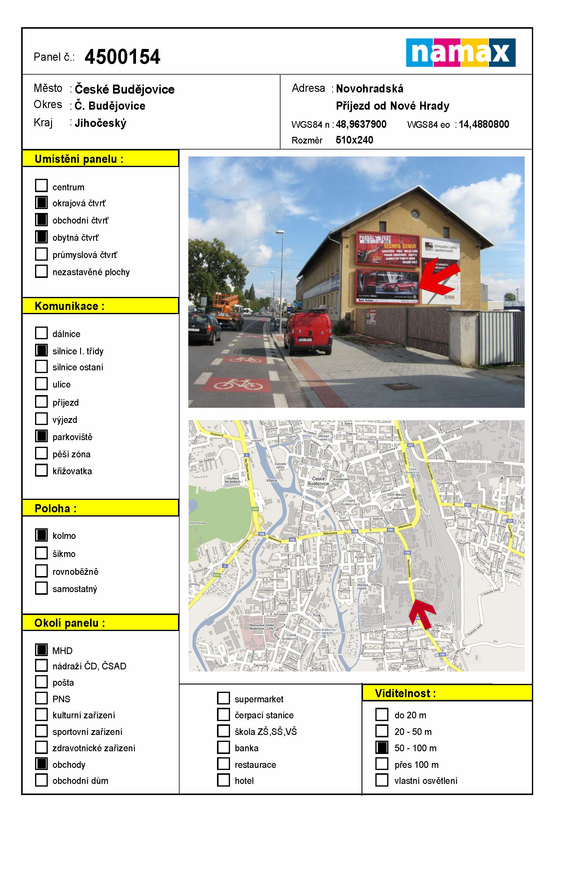 Billboard 154 České Budějovice