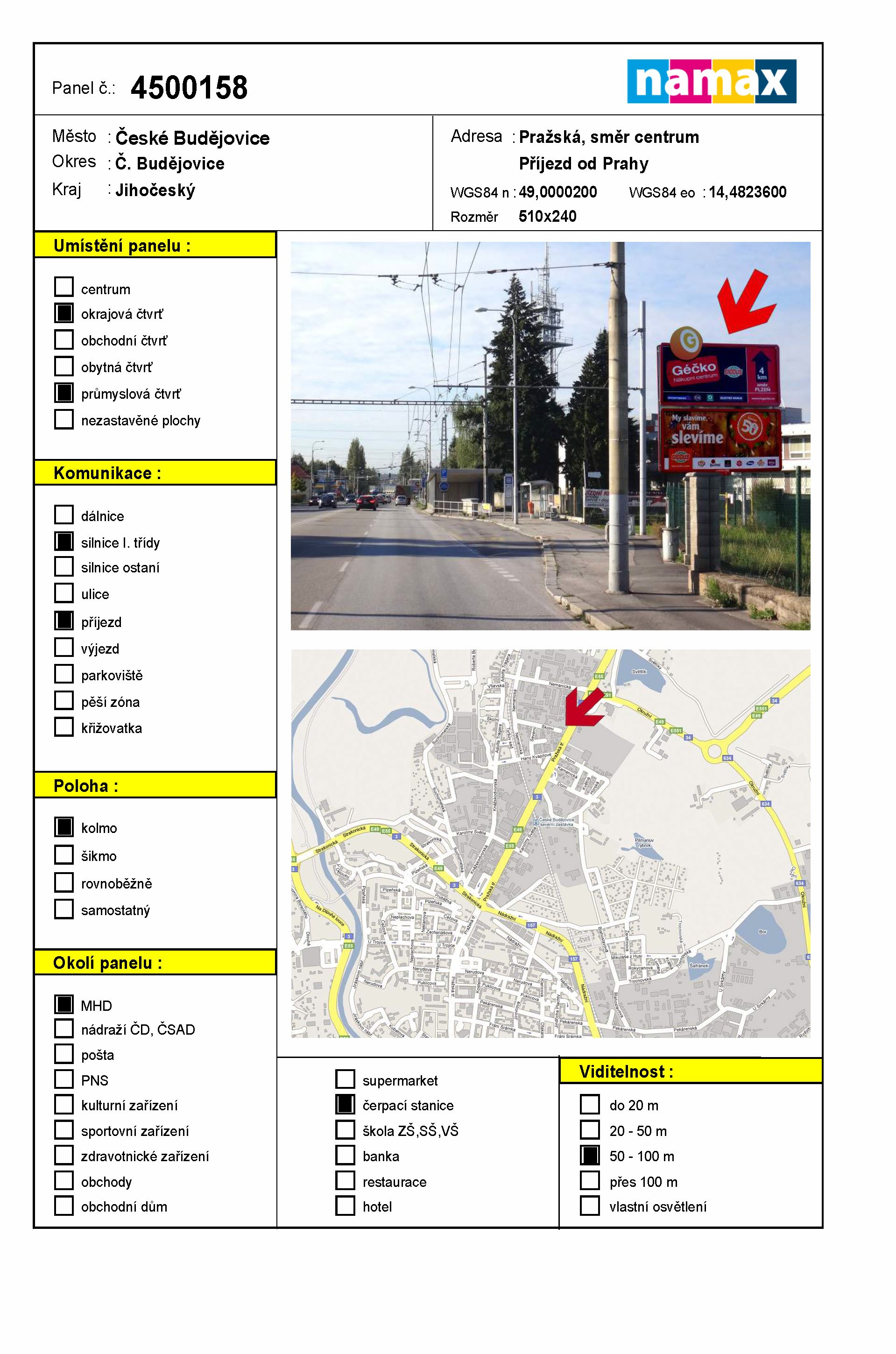 Billboard 158 České Budějovice