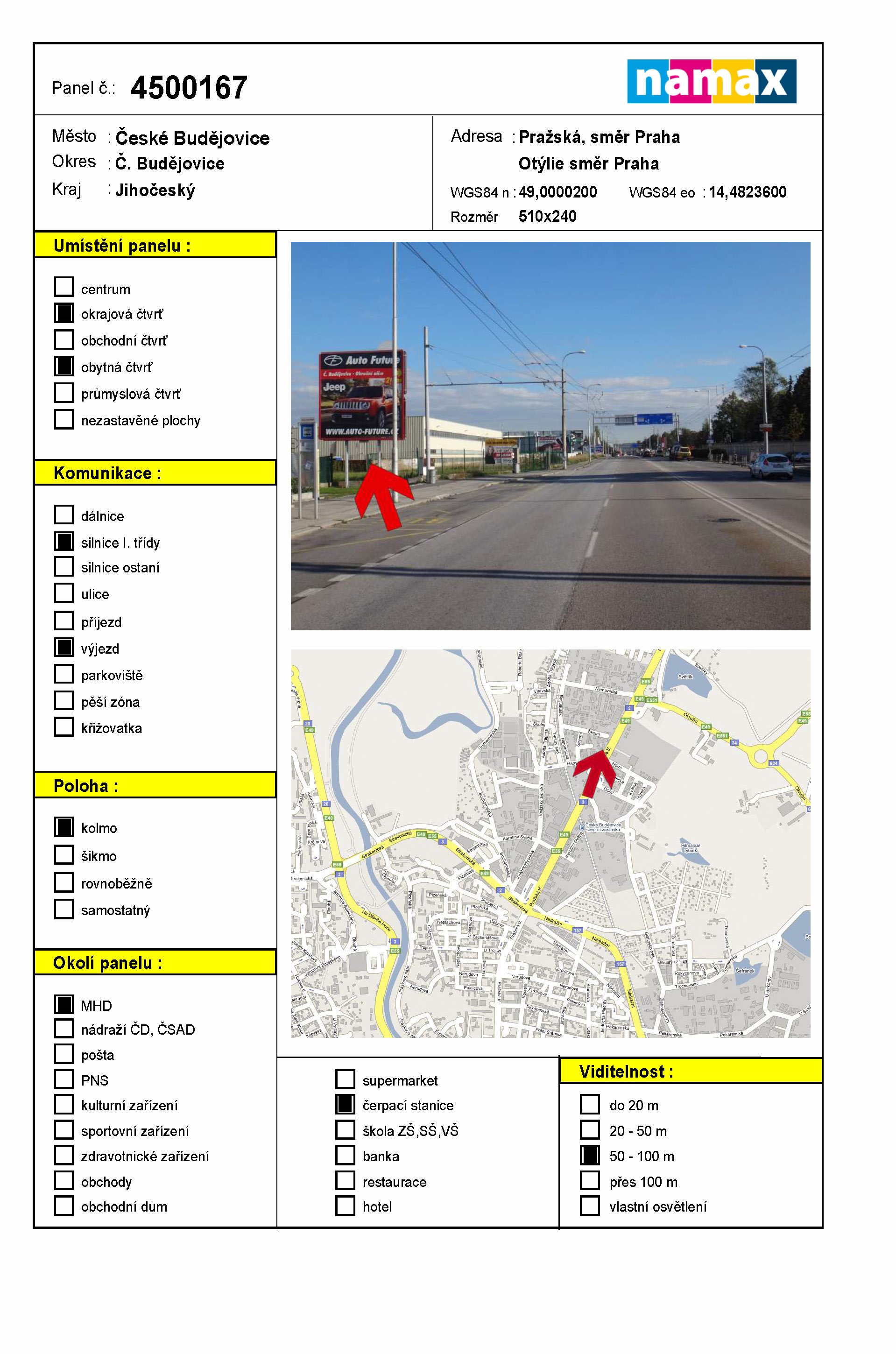 Billboard 167 České Budějovice