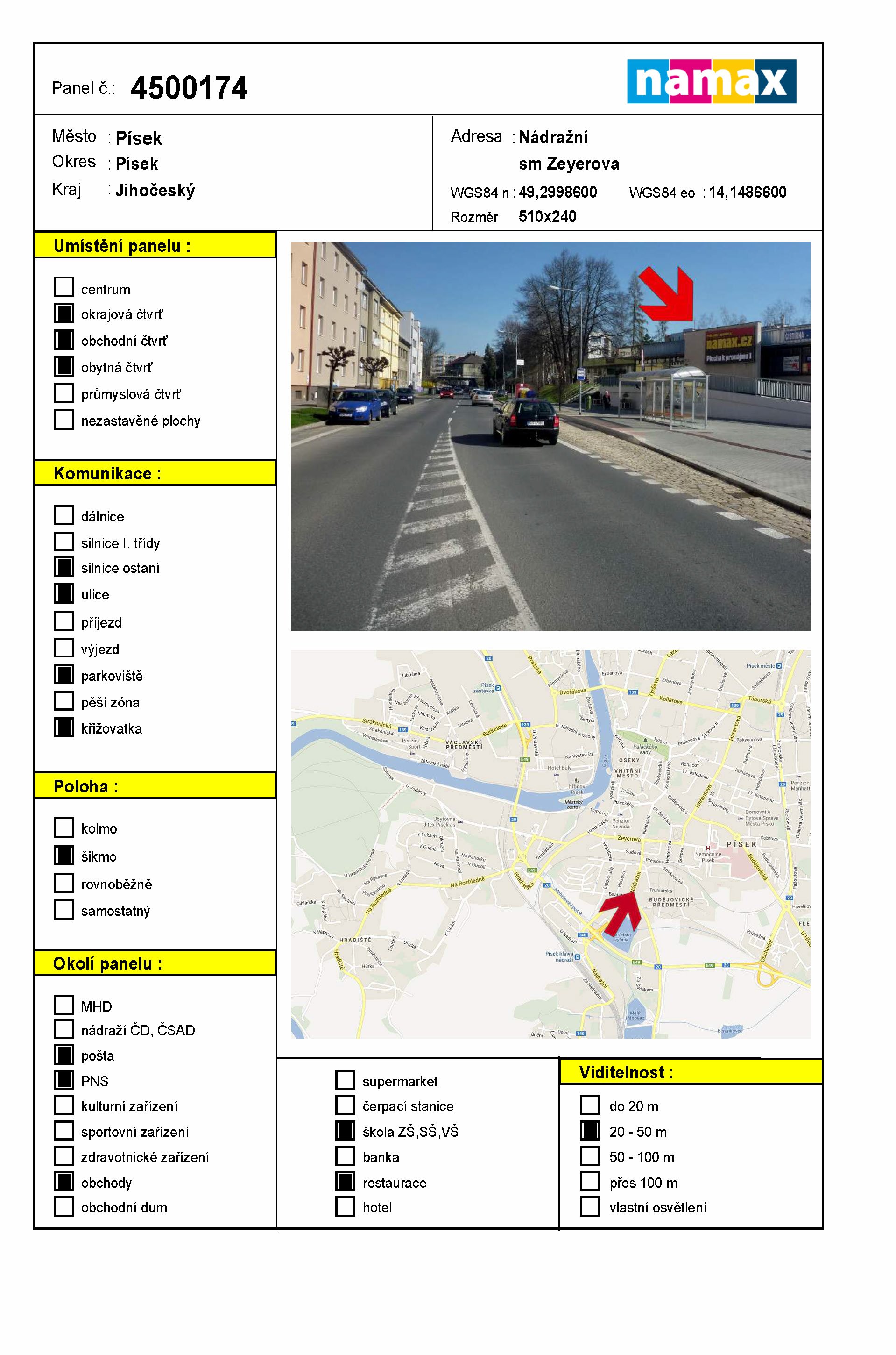 Billboard 174 Písek