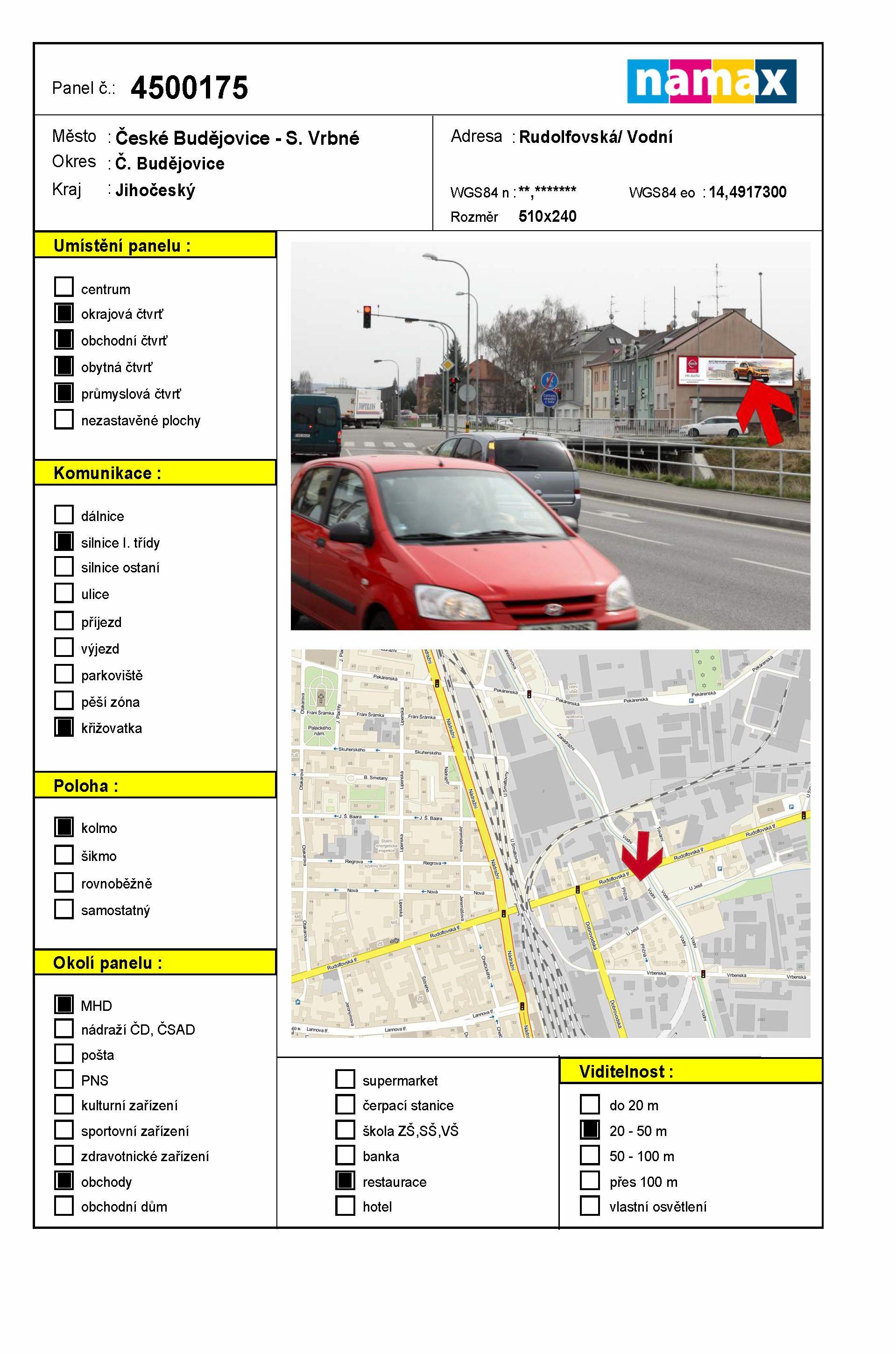 Billboard 175 České Budějovice