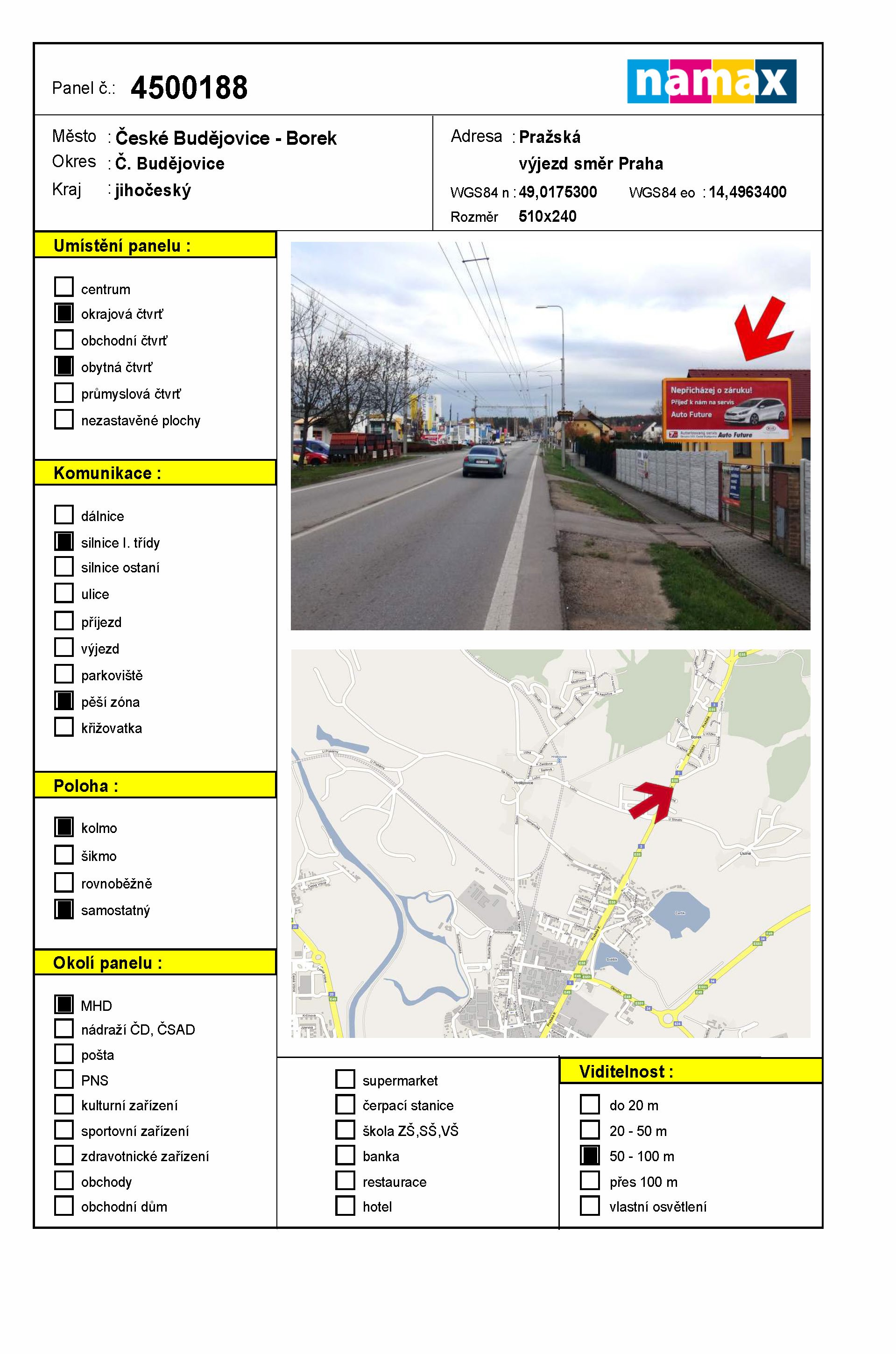 Billboard 188 České Budějovice