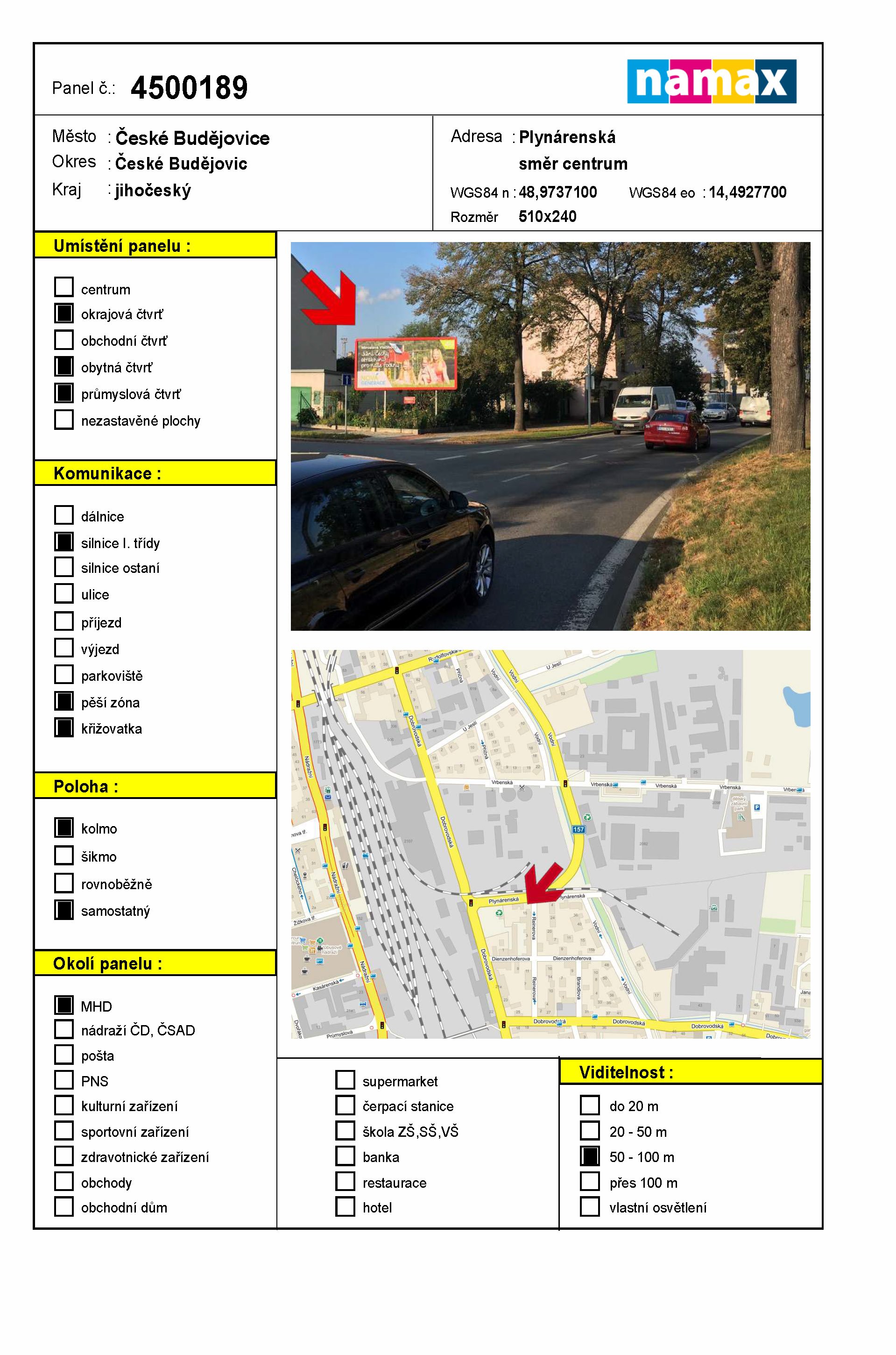 Billboard 189 České Budějovice