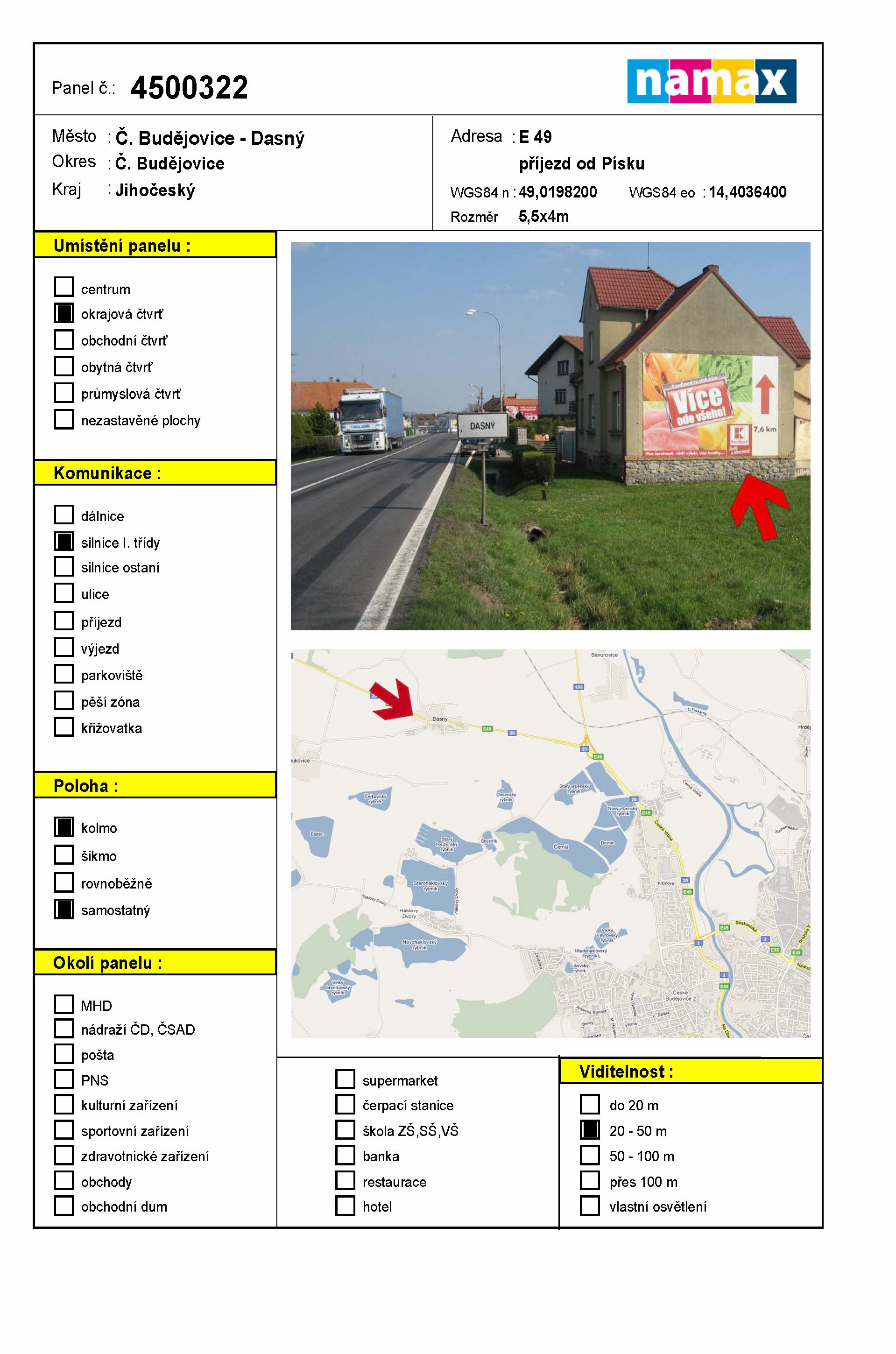 Stit 322 České Budějovice