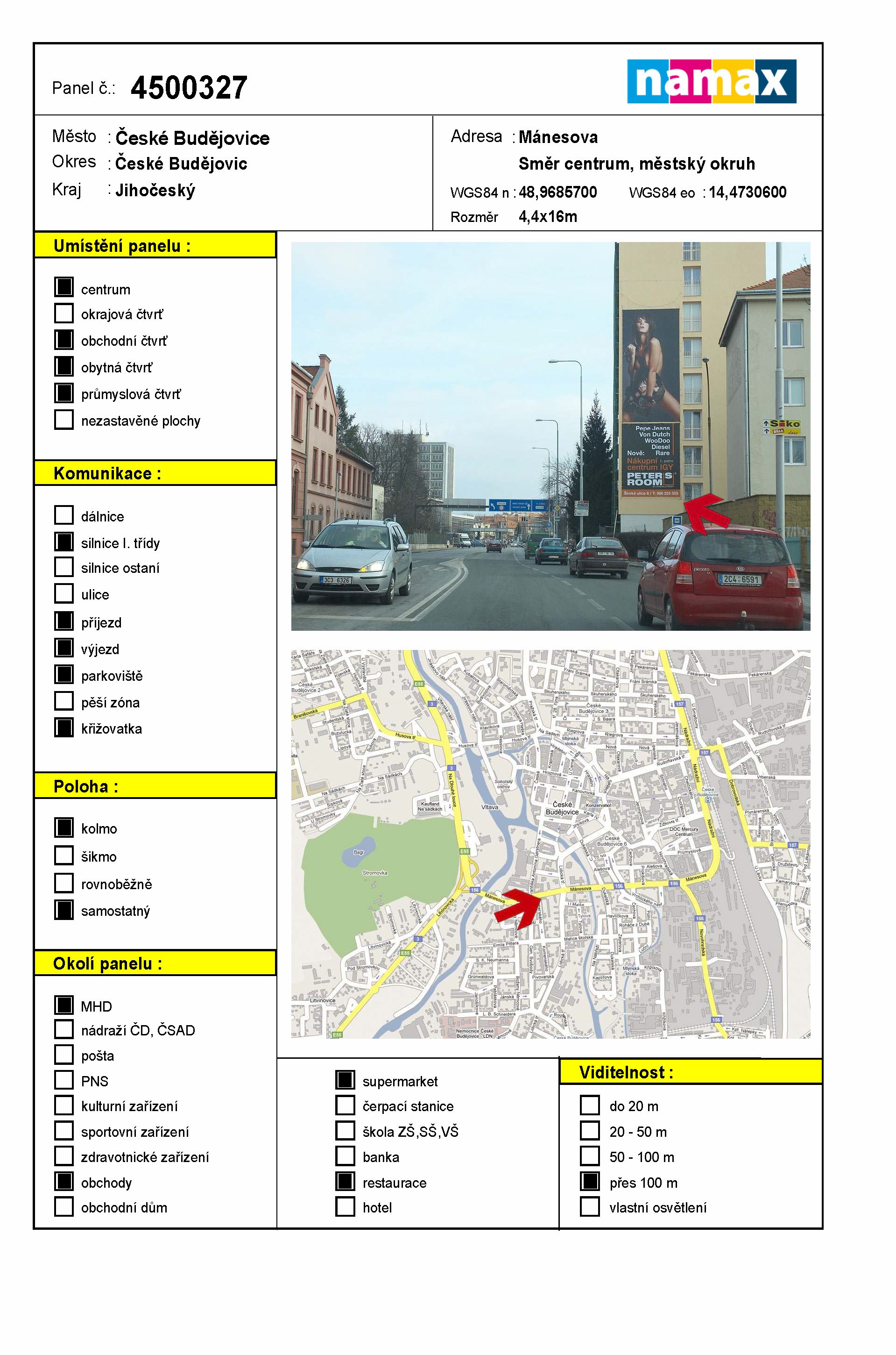 Stit 327 České Budějovice