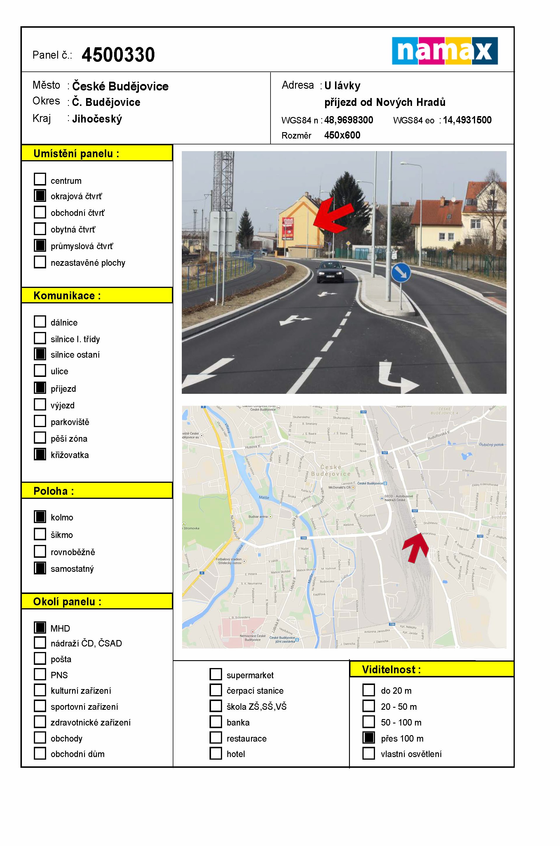 Stit 330 České Budějovice