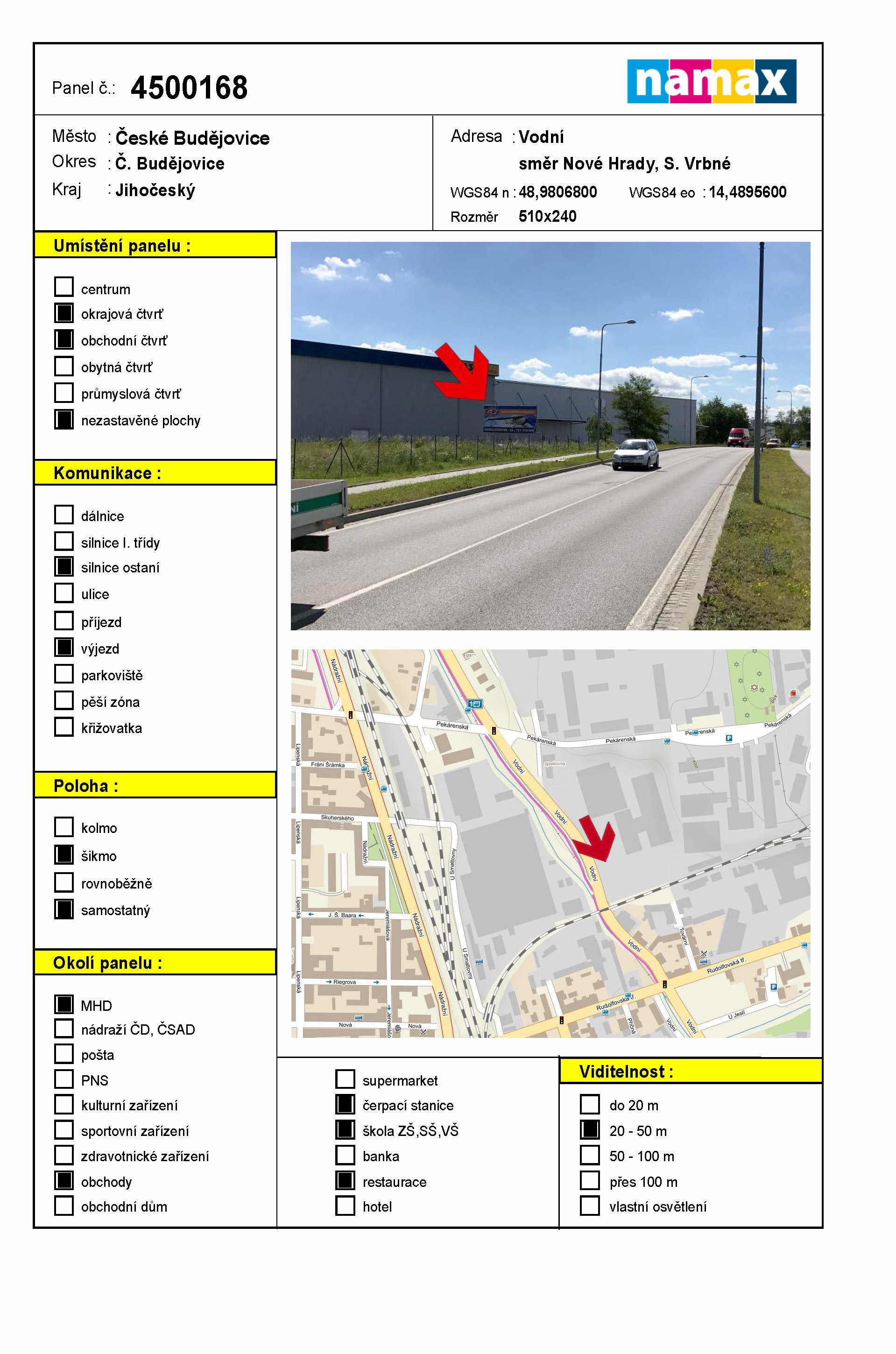 Billboard 168 České Budějovice