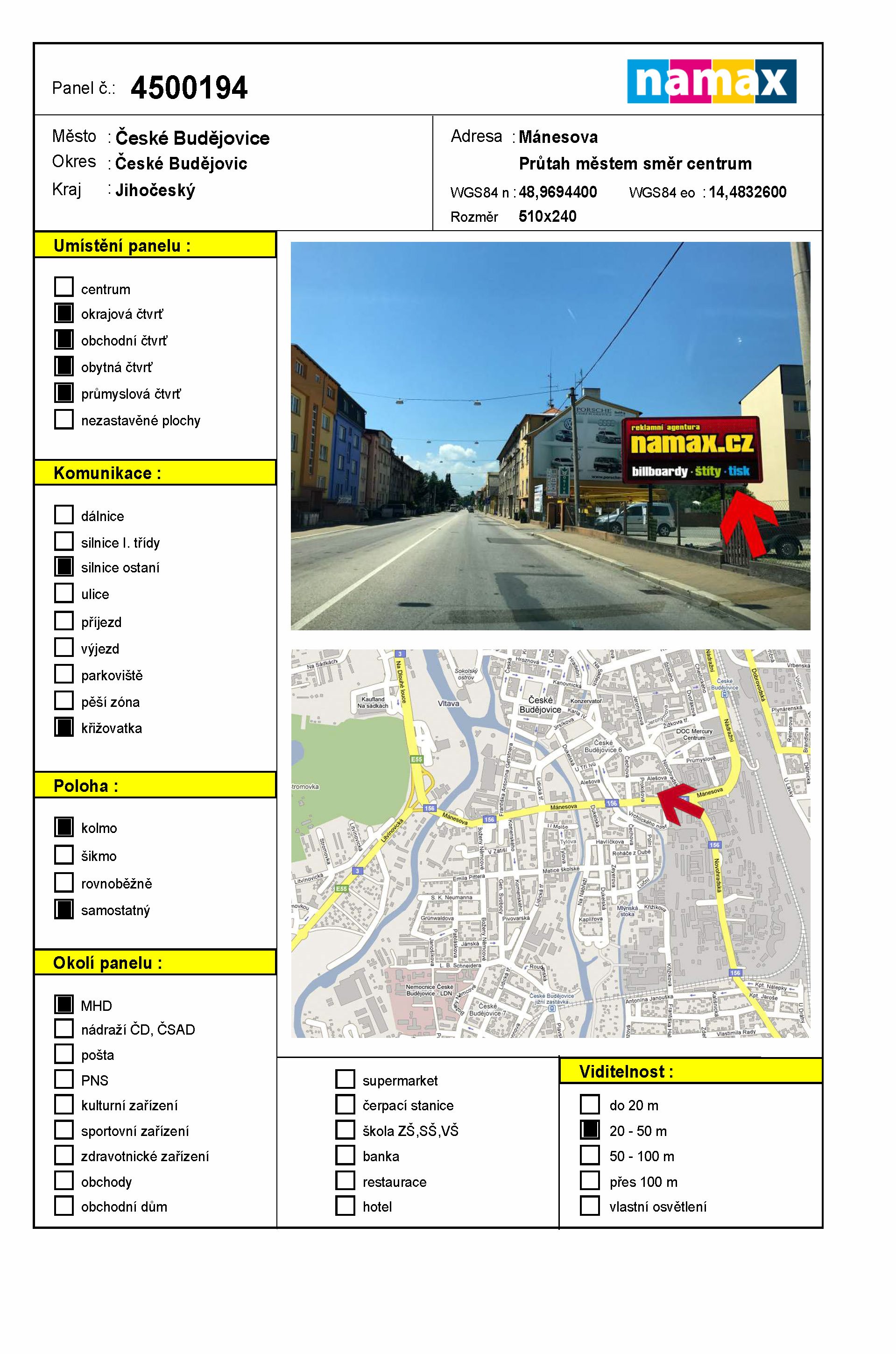 Billboard 194 České Budějovice