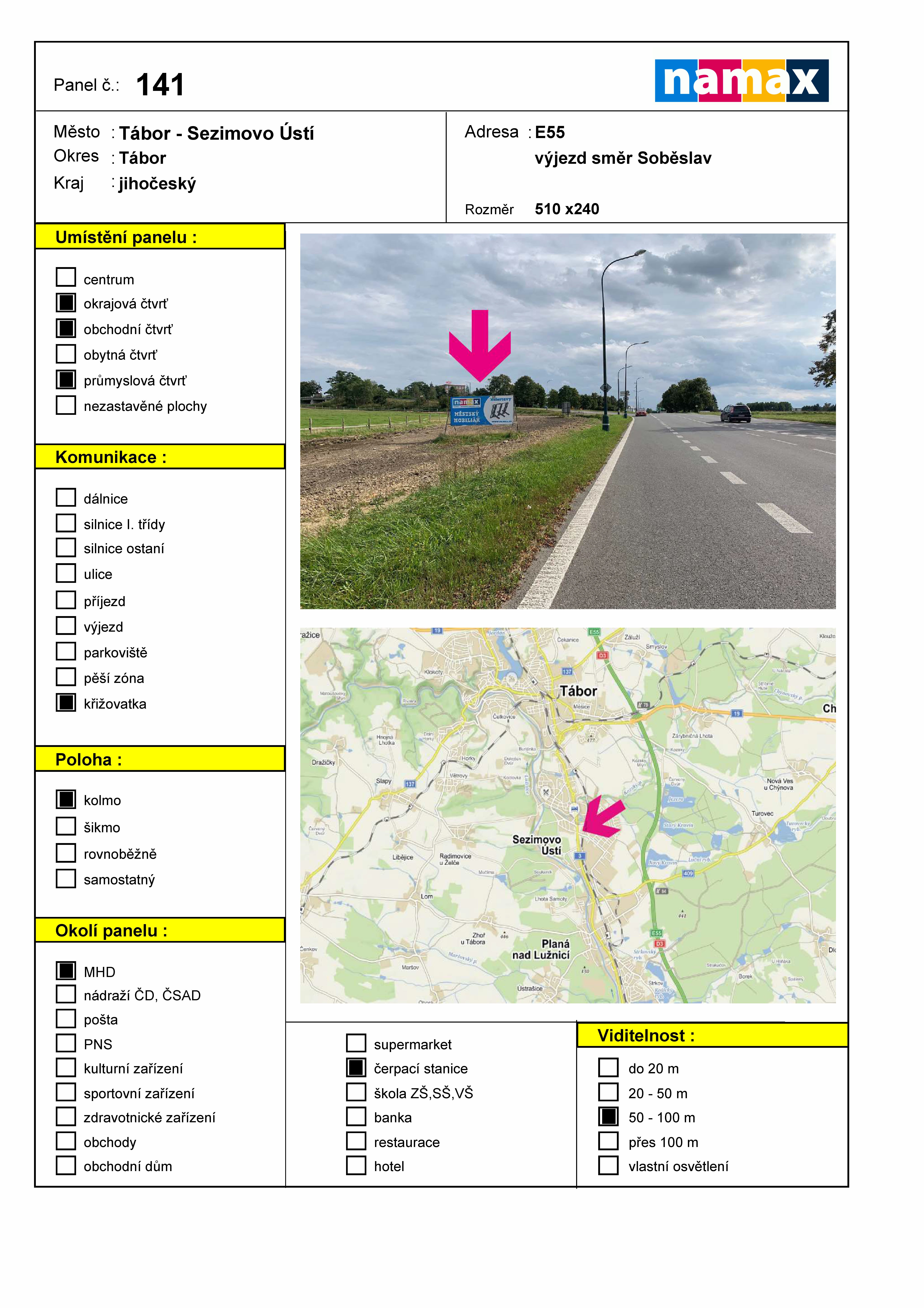 Billboard 141 Tábor