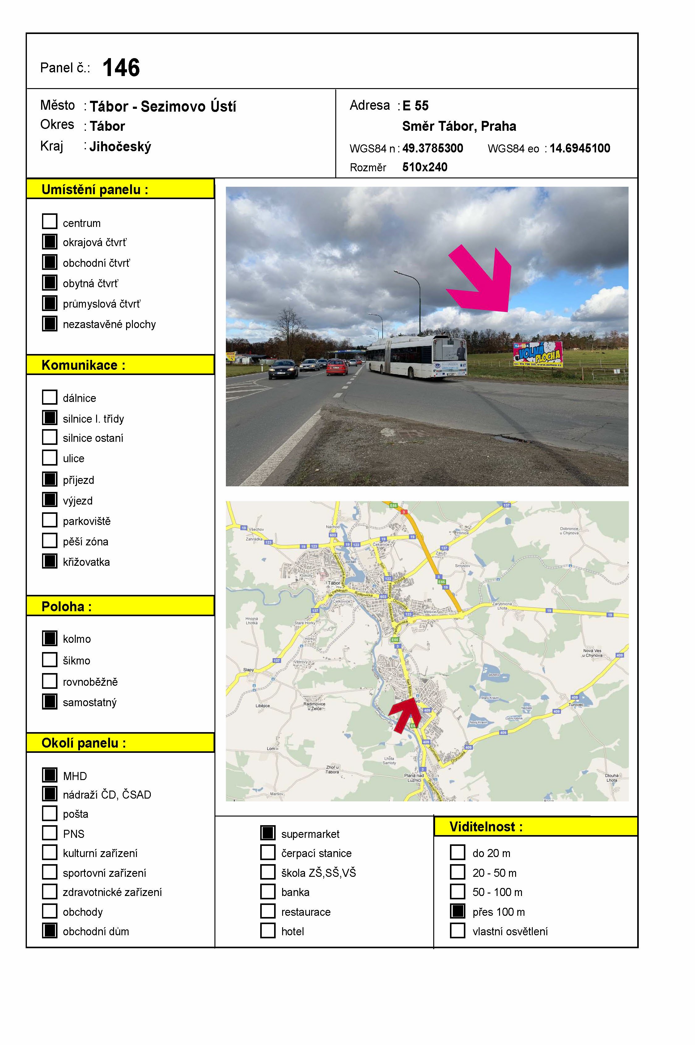 Billboard 146 Tábor