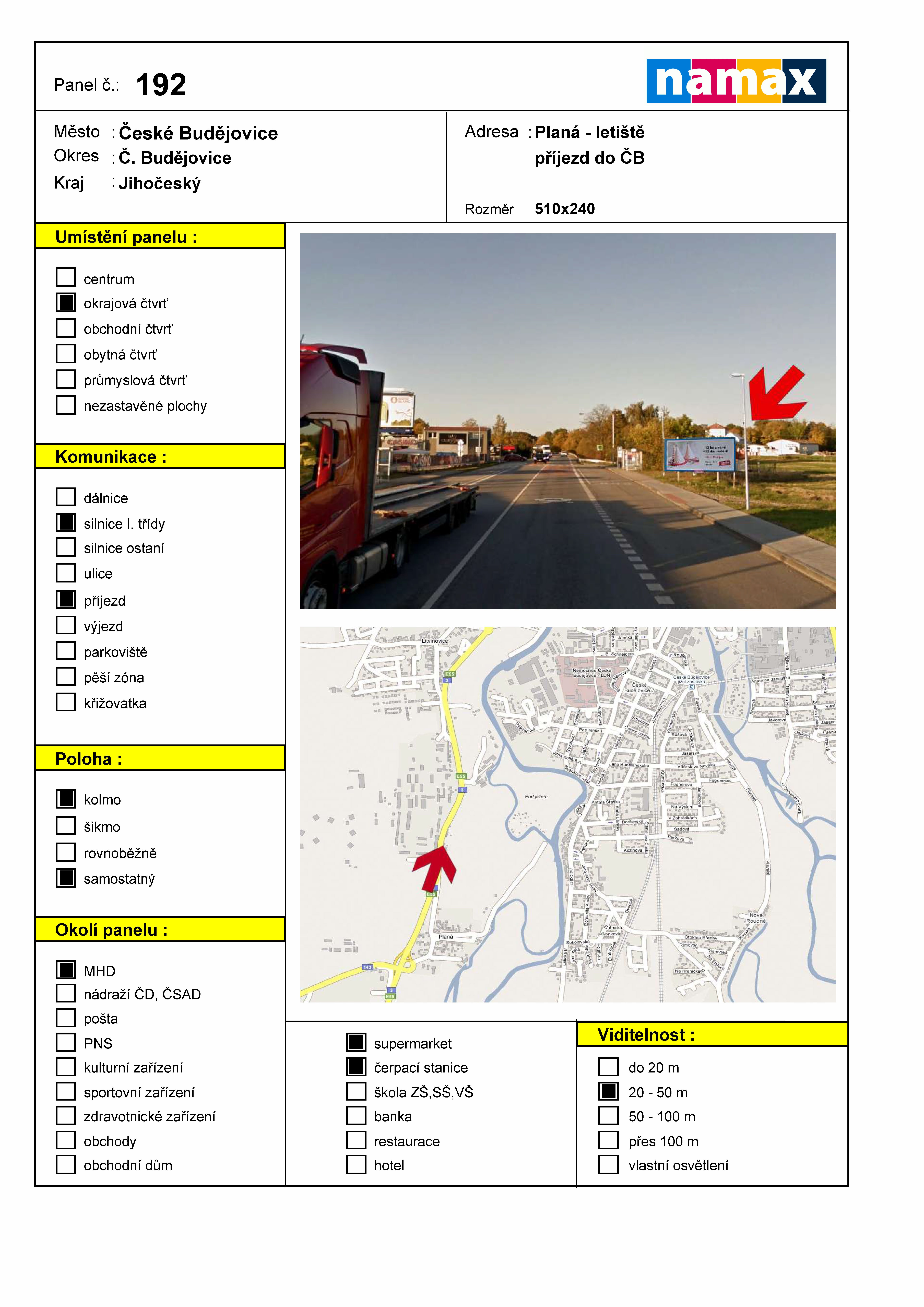 Billboard 192 České Budějovice